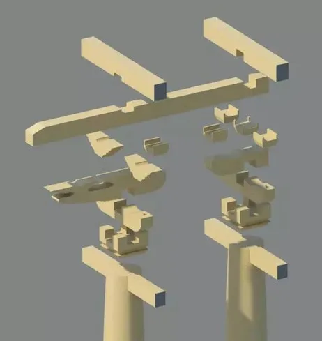Research and Reproduction of BIM Technology on the Structural System of Falong Temple