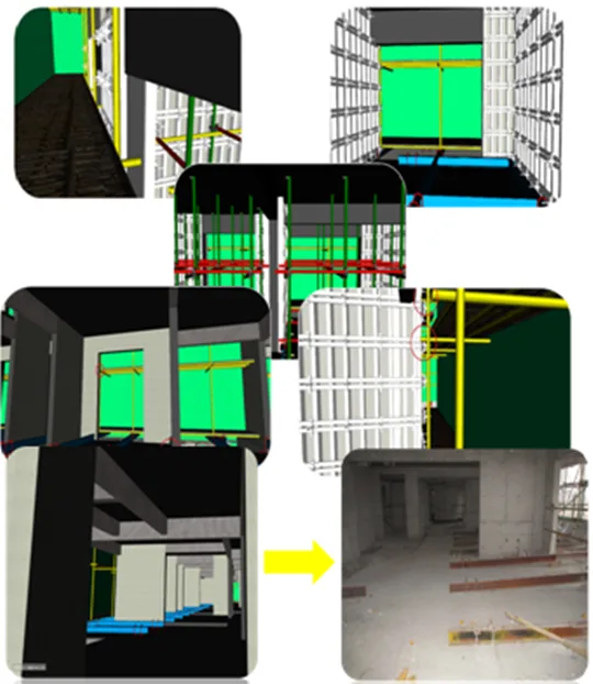 BIM Application in Hebei Second Construction Zoucheng Taihe Lingxiu City Project
