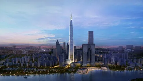The tallest building under construction in China - BIM application in Suzhou Zhongnan Center