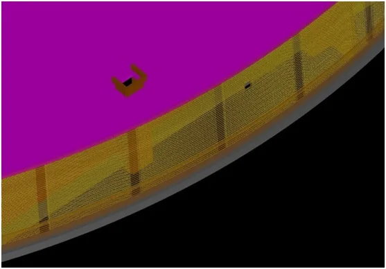 Reinforcement Model of Curved Concrete Wall