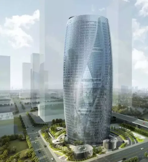 The new landmark Lize SOHO in southwestern Beijing stands firm in the earthquake, with a shocking impact!