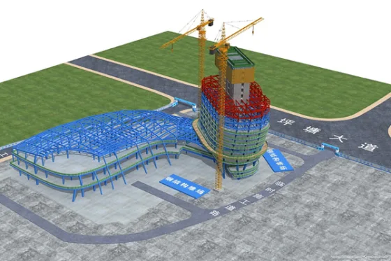 BIM helps smooth topping out of the core tube of Langham Place Resort Hotel in Xiangjiang Happy City project