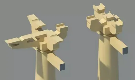 Research and Reproduction of BIM Technology on the Structural System of Falong Temple