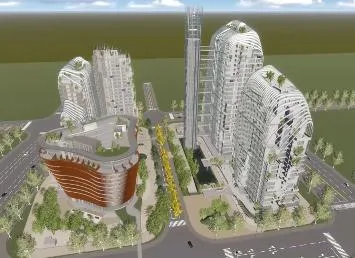 BIM application of Nanjing Zhengda Thumb Project