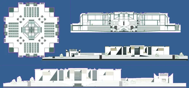 Engineering Design of Luoyang Museum