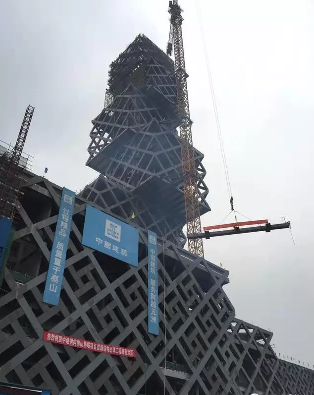 Foshan's new landmark 'Fangta' capped, BIM technology solves construction problems