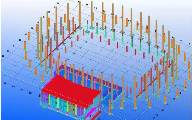 BIM application in Dongguan Houjie Sports Center