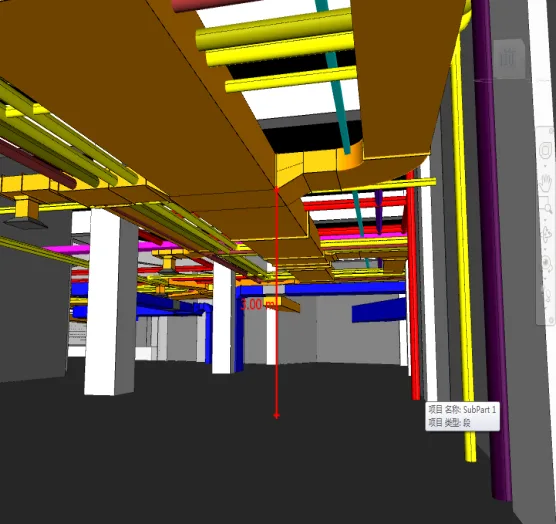 BIM application of Nanjing Zhengda Thumb Project