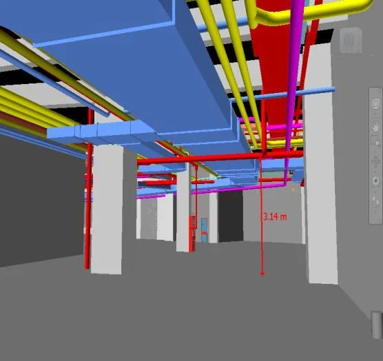 BIM application of Nanjing Zhengda Thumb Project