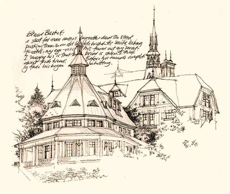 1000 drafts of foreign architects are packaged and hand drawn masterpieces are available