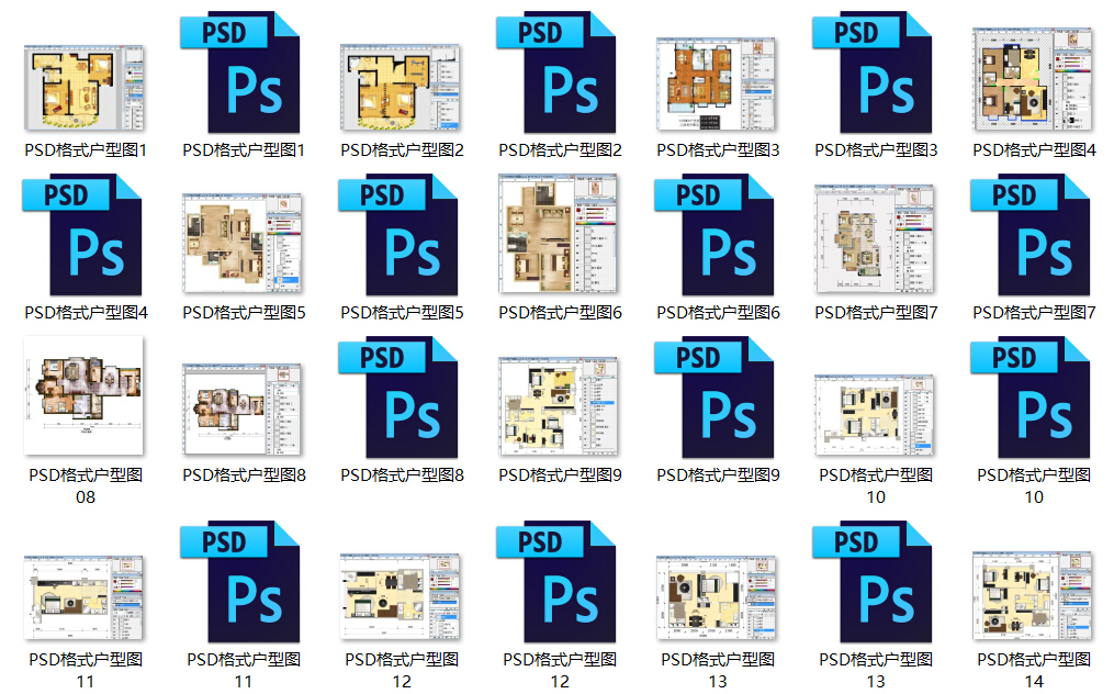 48 Layered PSD Color Layout Templates Pack