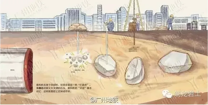 Someone drew the entire process of building the subway, and the steel and cement also became cute