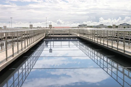 Construction site of Kunshan North Sewage Treatment Plant