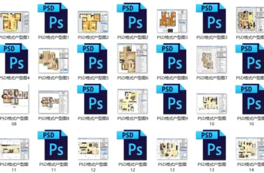 48 Layered PSD Color Layout Templates Pack-BIM WORLD