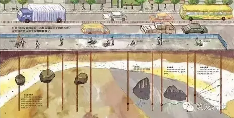 Someone drew the entire process of building the subway, and the steel and cement also became cute
