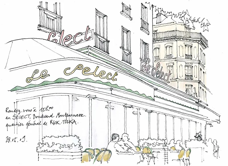 1000 drafts of foreign architects are packaged and hand drawn masterpieces are available