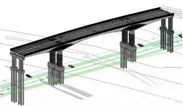 The BIM system for bridge modeling in the Daijiashan project has shown significant results