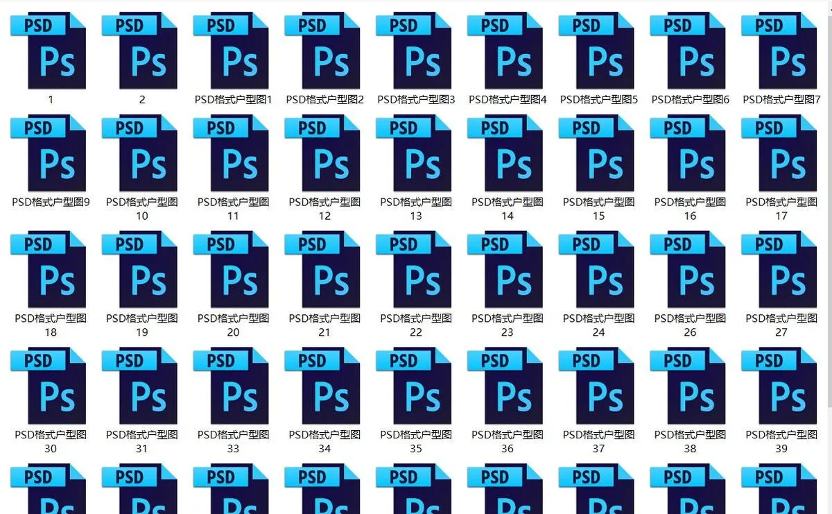 Collection of architectural scheme and layout design color images (color flat), packaged with PSD layered materials