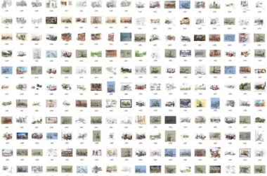 The Ultimate Collection of 4,000 Hand-Drawn Renderings for Drawing and Copying-BIM WORLD