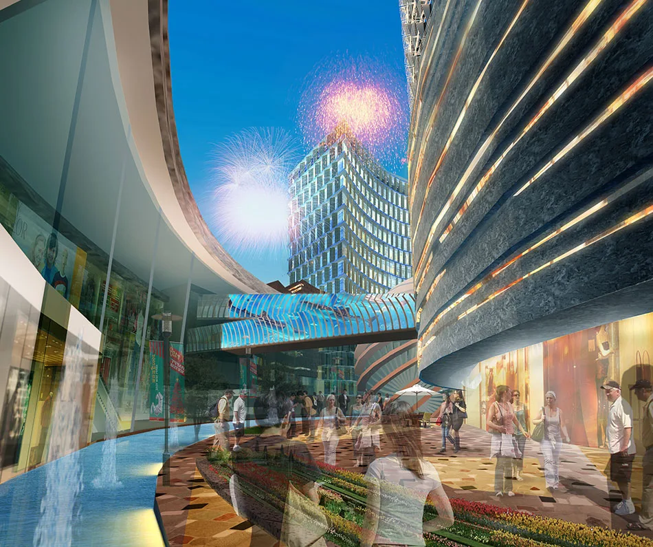 Architectural Design Proposal Text for Hangzhou Wanbang Lanxiang Shopping Center