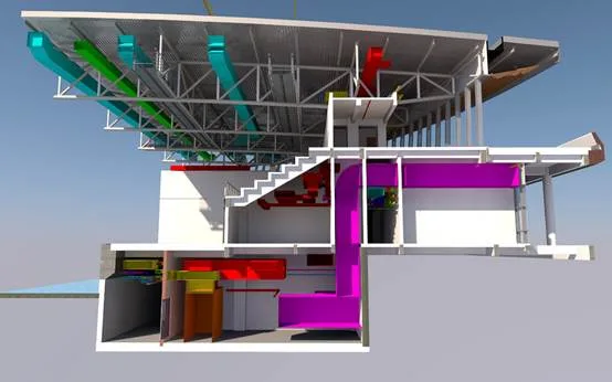 BIM Application in Jiangmen Binjiang Sports Center Project