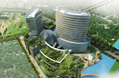 Architectural Design Proposal for Hangzhou Wanbang Lanxiang Shopping Center-BIM WORLD