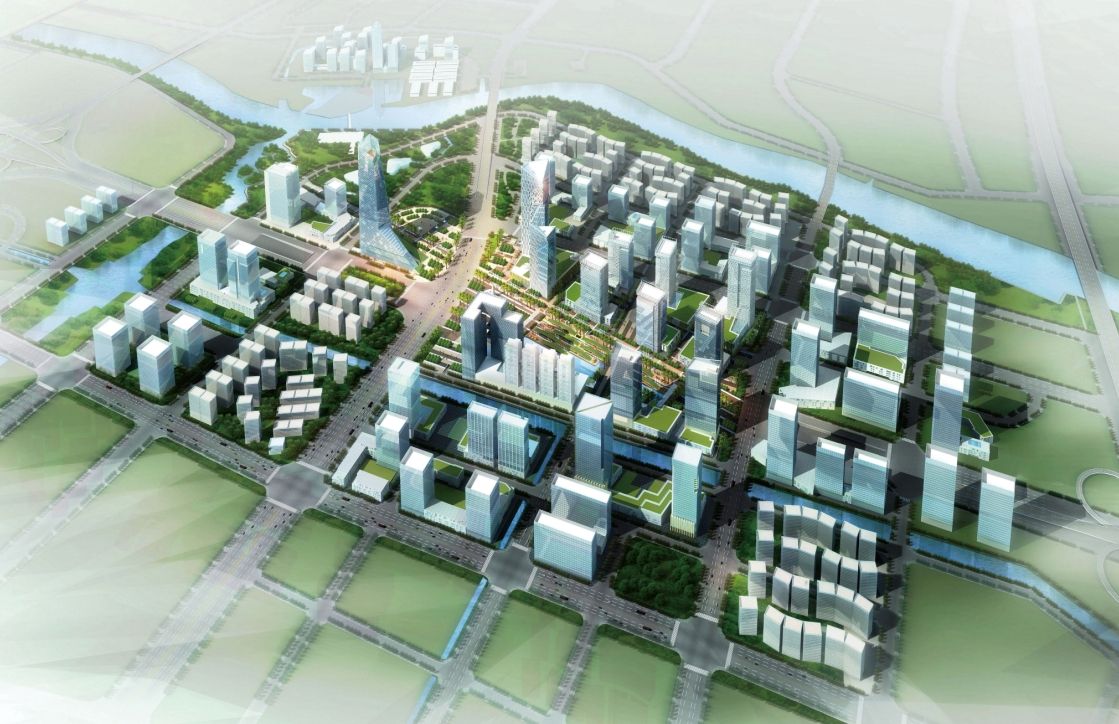 Urban Design Proposal for Foshan Nanhai Financial Plaza