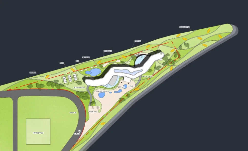 Architectural Design of Guangzhou International Bio Island Hotel (including proposal text, CAD, and design specifications)
