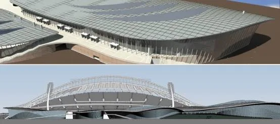 BIM Application in Jiangmen Binjiang Sports Center Project
