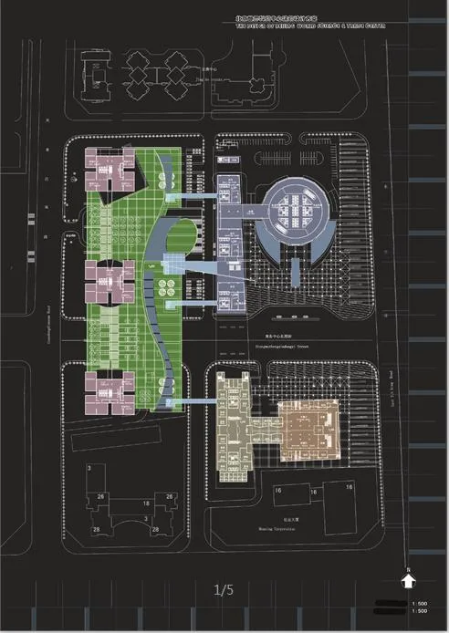 Packaging of construction drawings for cinemas, hotels, supermarkets, guesthouses, comprehensive buildings, etc. (including renderings)
