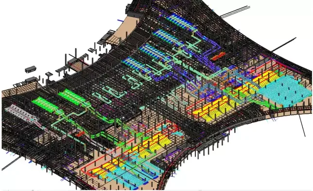 BIM application in T3A terminal building of Jiangbei Airport