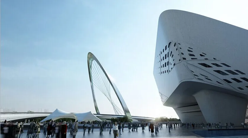 Design Text of Nanjing Youth Olympic Conference Center (with CAD)