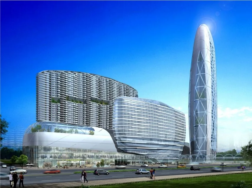 Proposal text for a large-scale commercial and residential complex on the A30 plot of Guangfo Metro
