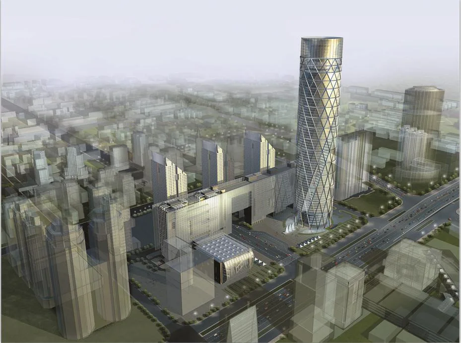 Packaging of construction drawings for cinemas, hotels, supermarkets, guesthouses, comprehensive buildings, etc. (including renderings)