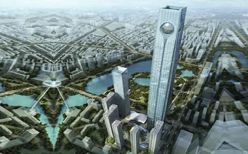 568 meters' tallest building in Northeast China 'with a super large bottom slab poured at the thickest point of 11 meters