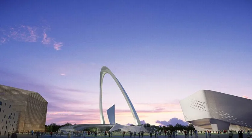 Design Text of Nanjing Youth Olympic Conference Center (with CAD)