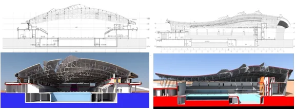 BIM Application in Jiangmen Binjiang Sports Center Project
