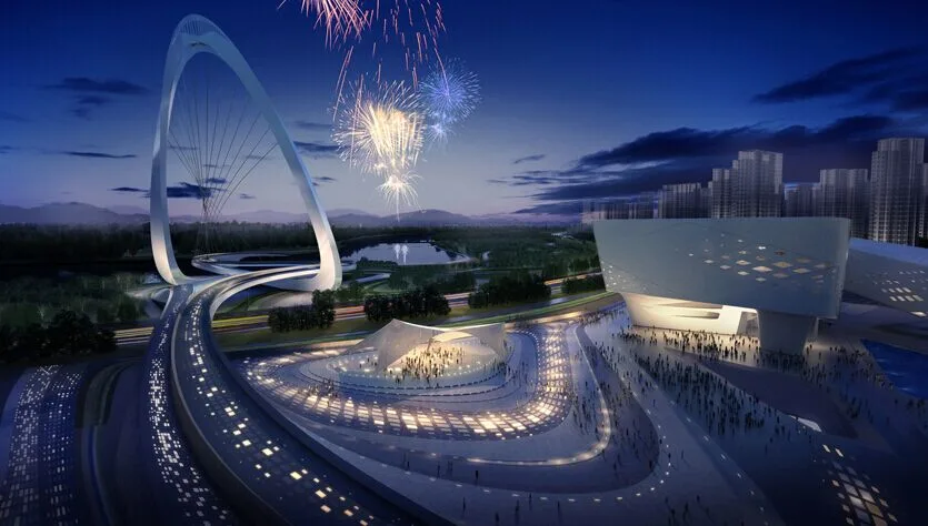 Design Text of Nanjing Youth Olympic Conference Center (with CAD)
