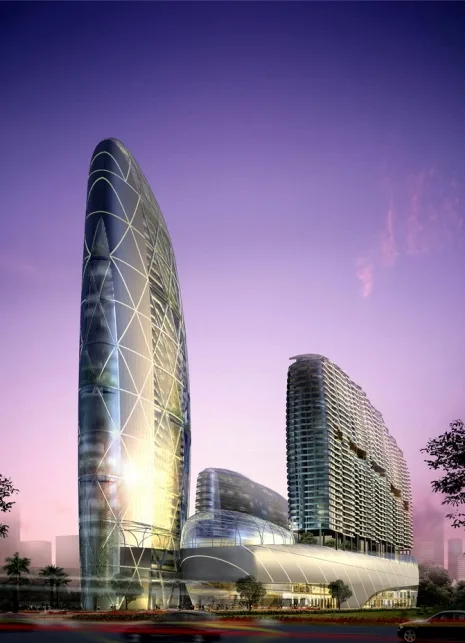 Proposal text for a large-scale commercial and residential complex on the A30 plot of Guangfo Metro
