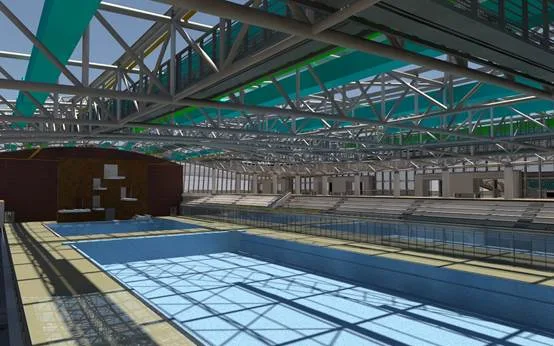 BIM Application in Jiangmen Binjiang Sports Center Project