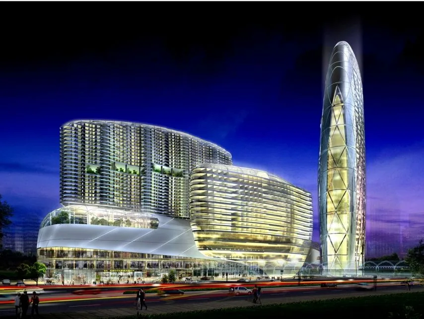 Proposal text for a large-scale commercial and residential complex on the A30 plot of Guangfo Metro