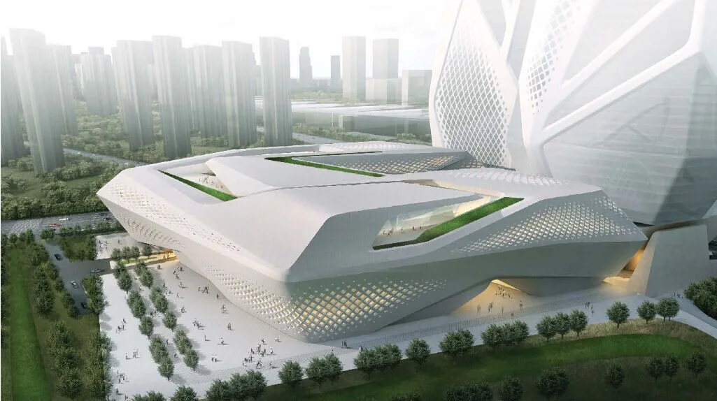 Design Text of Nanjing Youth Olympic Conference Center (with CAD)