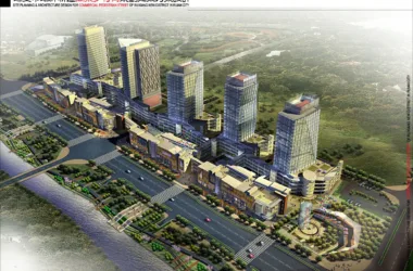 Ruixiang New District Commercial Pedestrian Street Planning and Architectural Design in Rui'an City (Includes CAD Files)-BIM WORLD