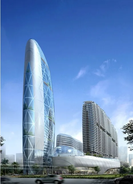Proposal text for a large-scale commercial and residential complex on the A30 plot of Guangfo Metro