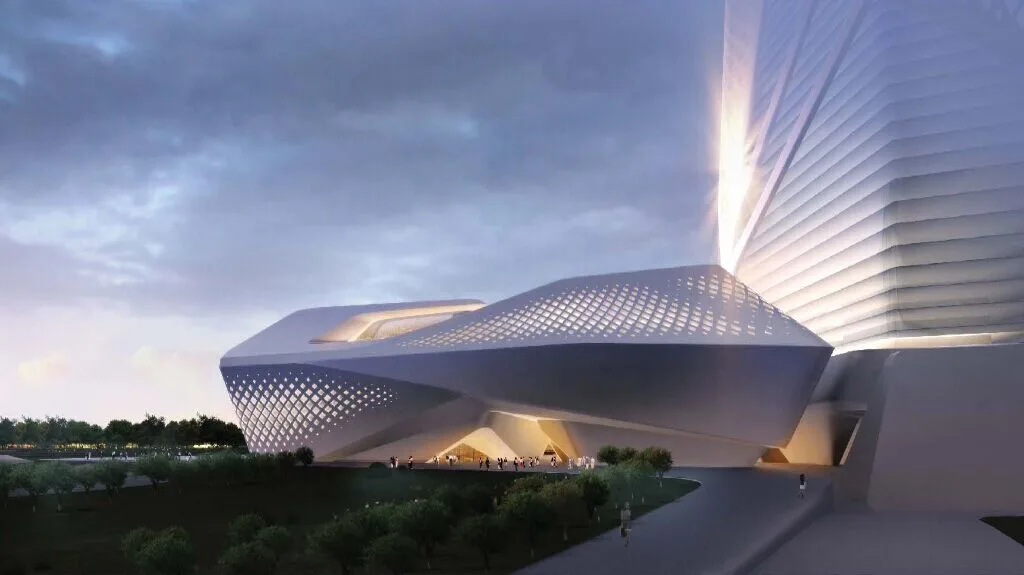 Design Text of Nanjing Youth Olympic Conference Center (with CAD)