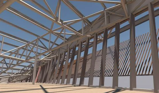 BIM Application in Jiangmen Binjiang Sports Center Project
