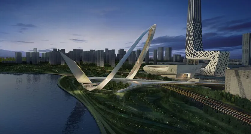 Design Text of Nanjing Youth Olympic Conference Center (with CAD)