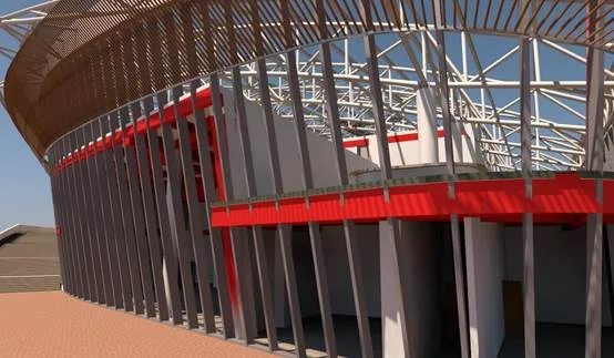 BIM Application in Jiangmen Binjiang Sports Center Project