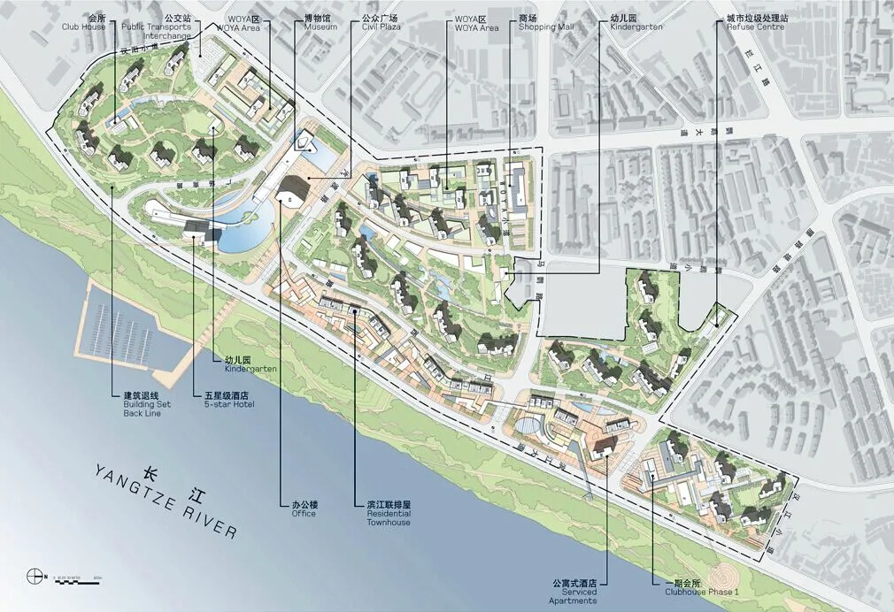 Wuhan Shimao Jinxiu Yangtze River Planning and Design, and Phase I Architectural Design Text