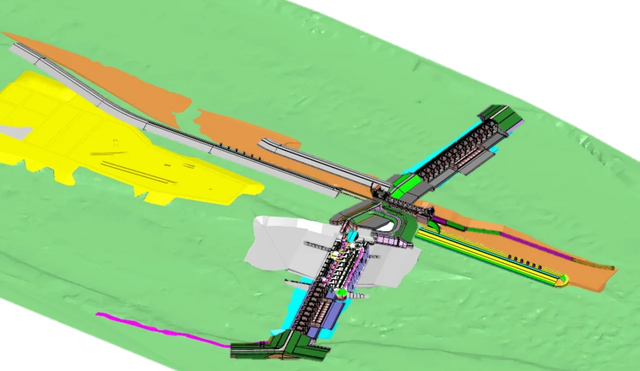 Three dimensional digital handover of Taoyuan Hydropower Station